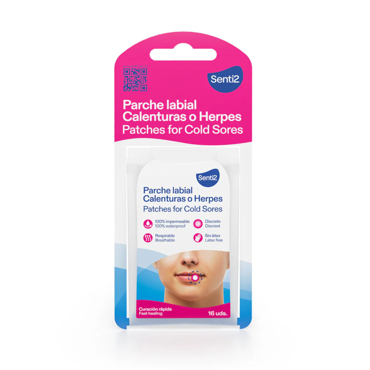 ADESIVOS PARA HERPES LABIAL 16 UNIDADES